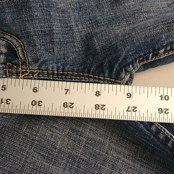 MAURICES JENNA, BOOTCUT, MIDRISE, SIDE LEG VENT, LIGHTLY DISTRESSED, LONG, JEANS - Picture 11 of 16